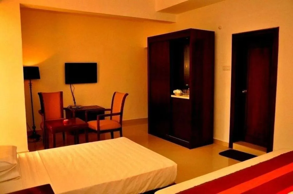 Bed in Sai Sea City Hotel