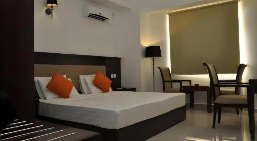 Bed in Sai Sea City Hotel