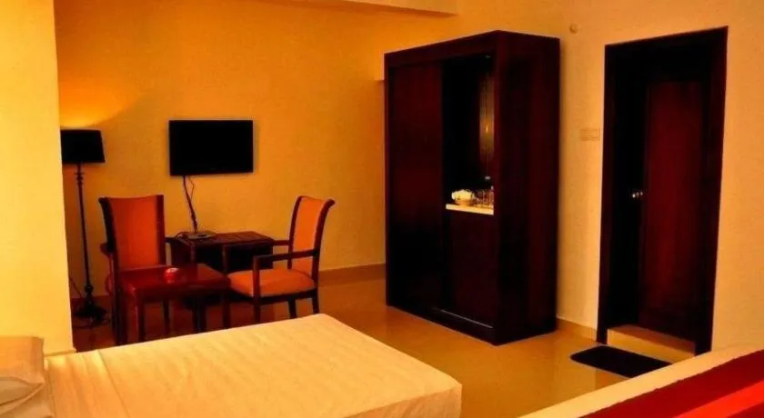 Bed in Sai Sea City Hotel