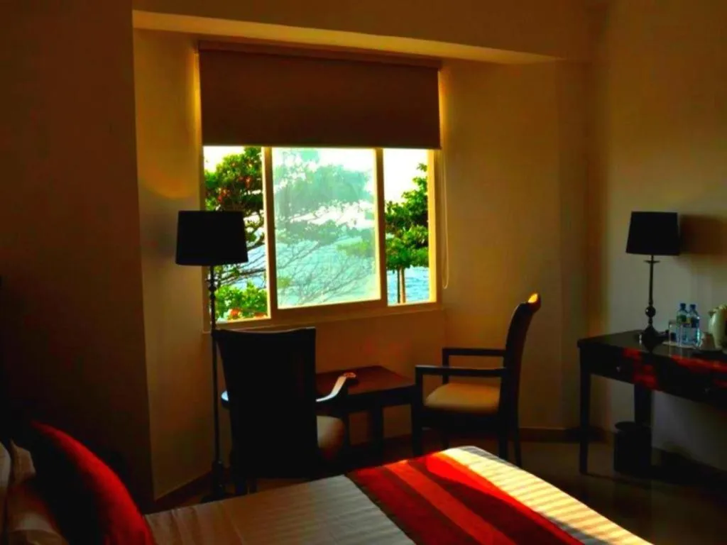 Bed in Sai Sea City Hotel