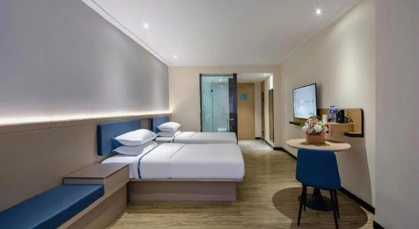 Bed in City Comfort Inn Nanning Normal University Mingxiu Metro Station