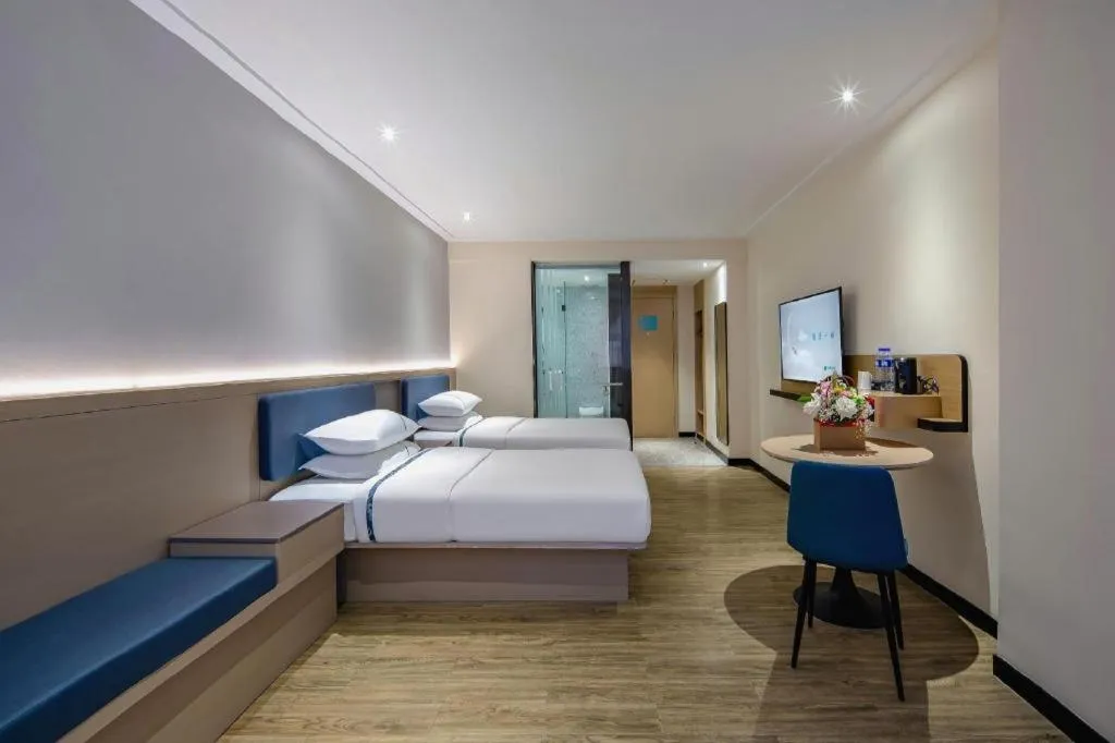 Bed in City Comfort Inn Nanning Normal University Mingxiu Metro Station