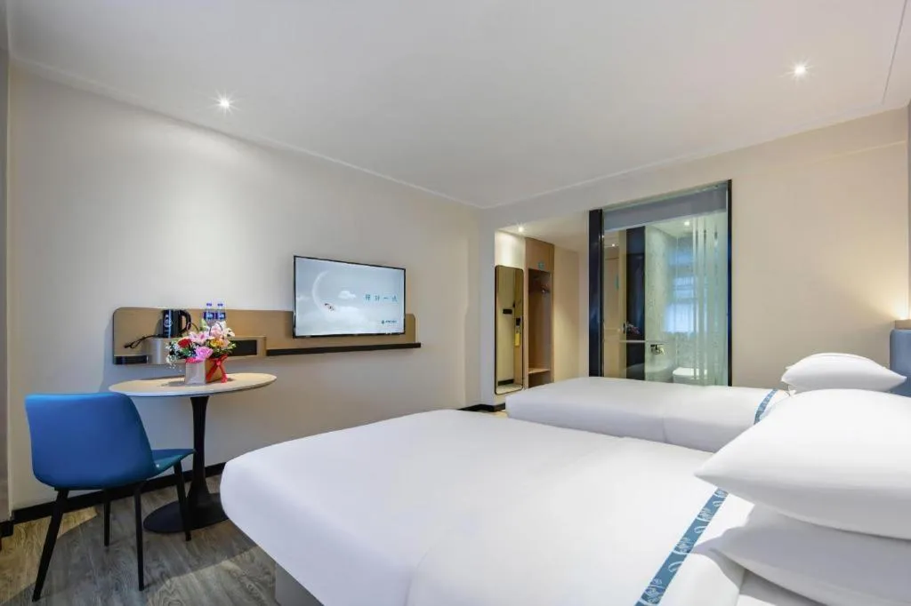 Bed in City Comfort Inn Nanning Normal University Mingxiu Metro Station