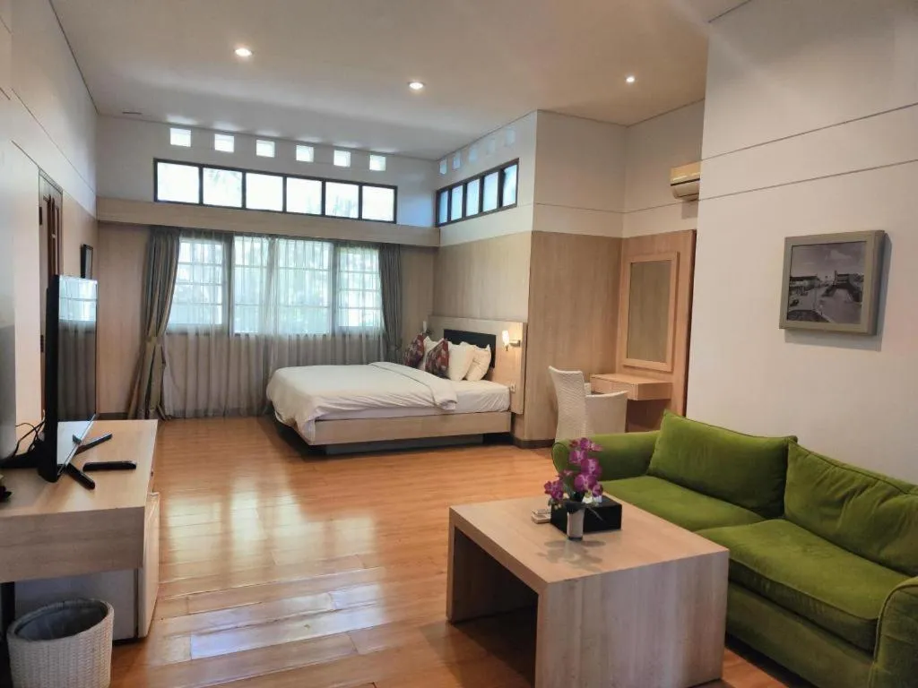 Bed in Bumi Bandhawa Hotel