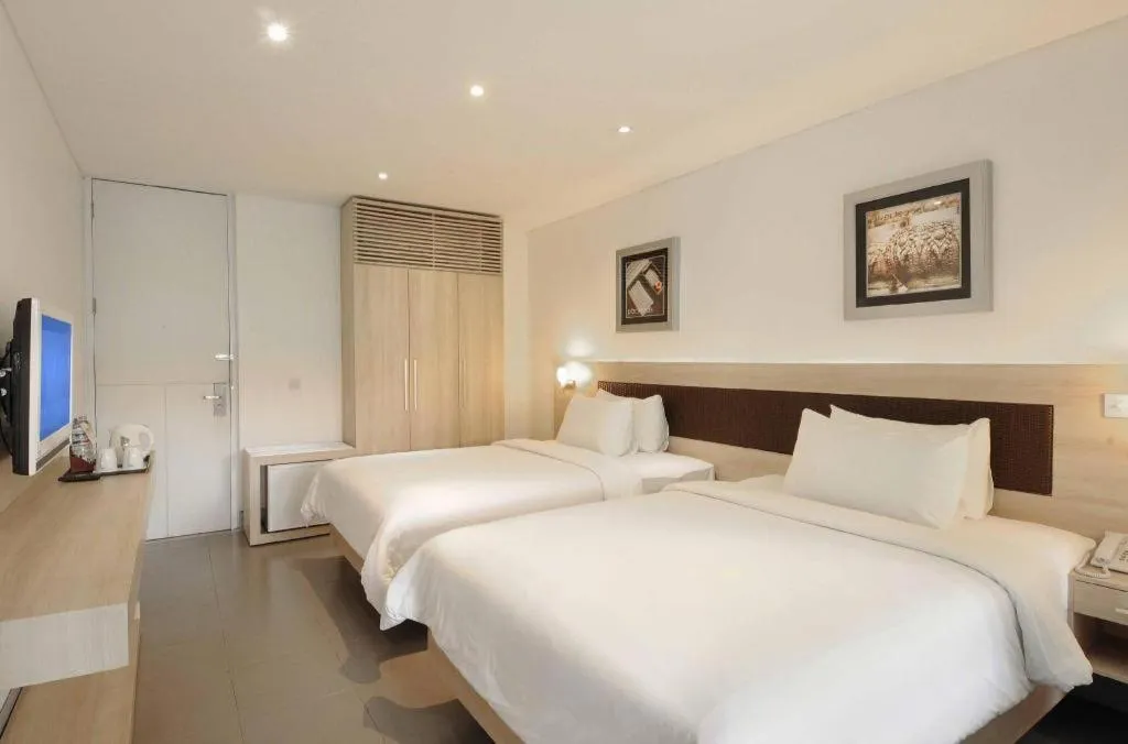 Bed in Bumi Bandhawa Hotel