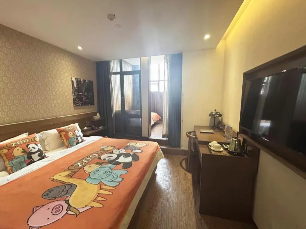 Bed in James Joyce Xi'an West Chang'an Ave University Twon