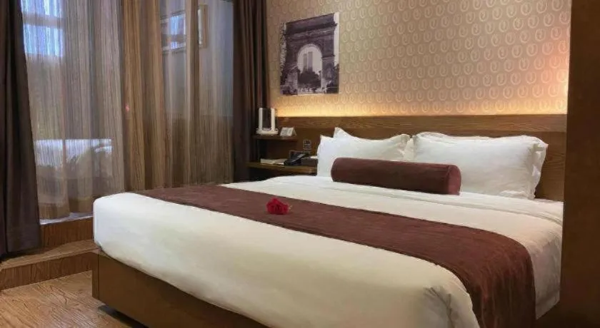 Bed in James Joyce Xi'an West Chang'an Ave University Twon