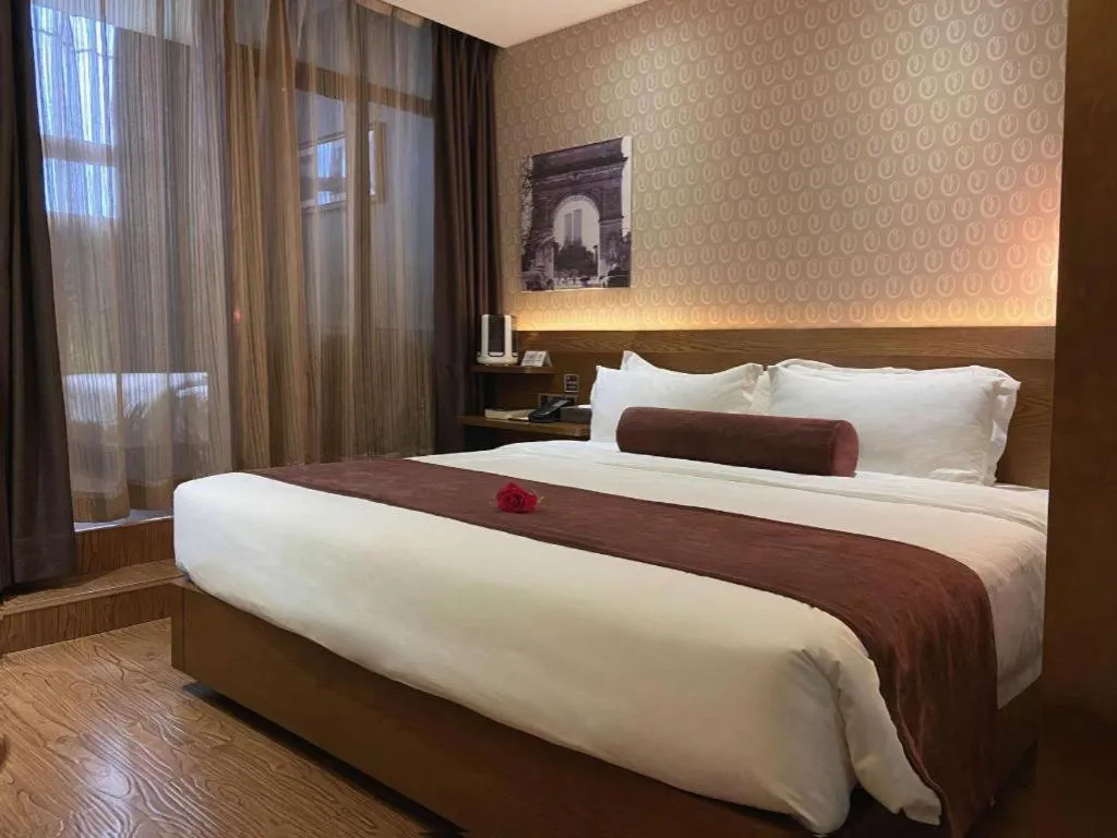 Bed in James Joyce Xi'an West Chang'an Ave University Twon