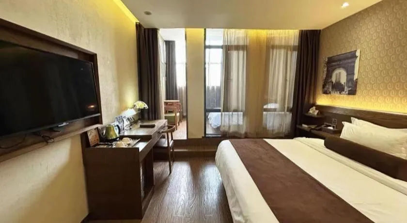 Bed in James Joyce Xi'an West Chang'an Ave University Twon