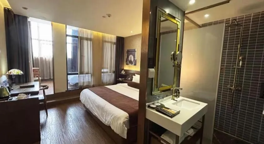 Bed in James Joyce Xi'an West Chang'an Ave University Twon