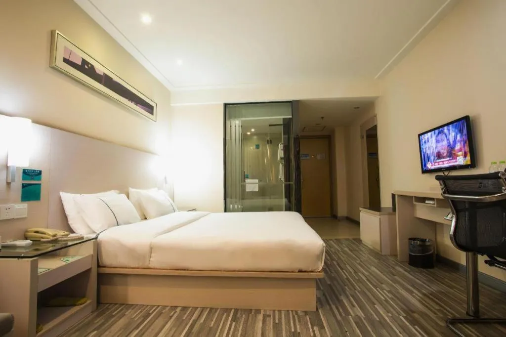 Bed in City Comfort Inn Nanning Guangxi University Xiuling Road Metro Station