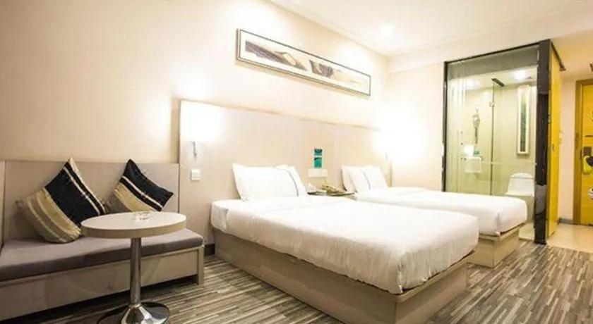 Bed in City Comfort Inn Nanning Guangxi University Xiuling Road Metro Station