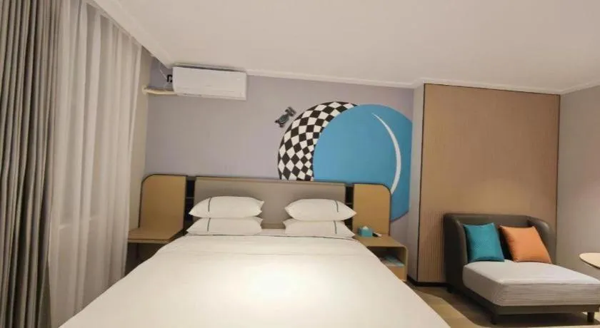 Bed in City Comfort Inn Nanning Guangxi University Xiuling Road Metro Station