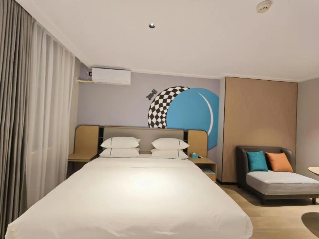 Bed in City Comfort Inn Nanning Guangxi University Xiuling Road Metro Station