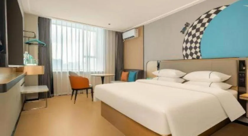 Bed in City Comfort Inn Nanning Guangxi University Xiuling Road Metro Station