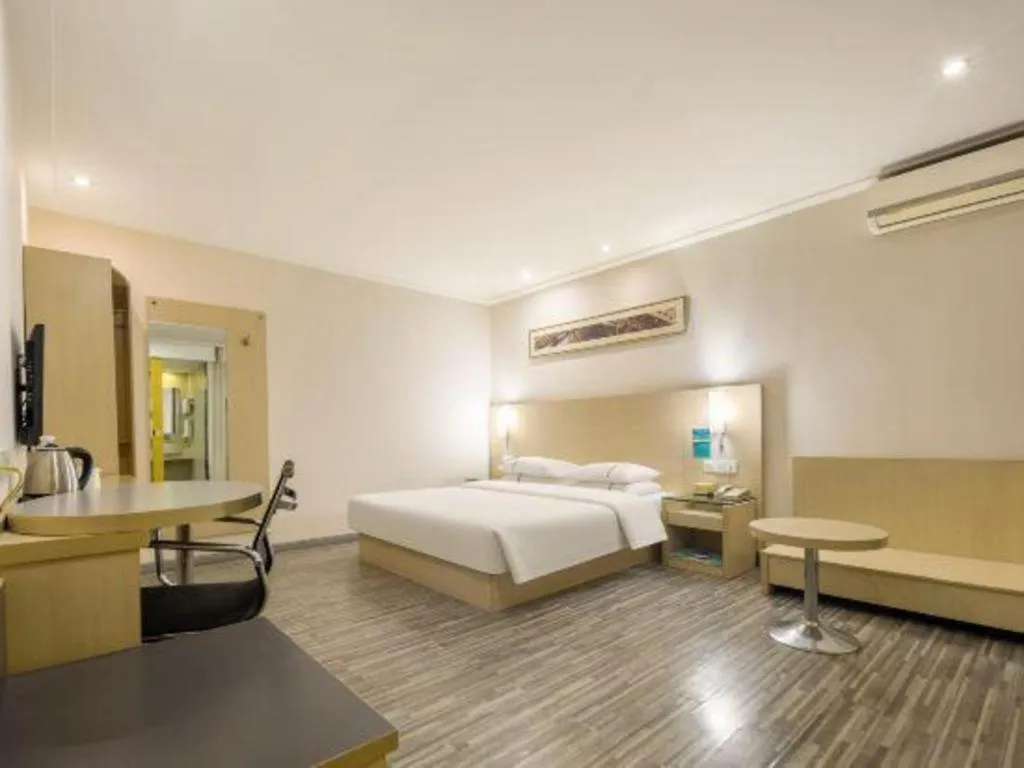 Bed in City Comfort Inn Nanning Guangxi University Xiuling Road Metro Station