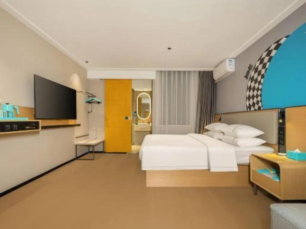 Bed in City Comfort Inn Nanning Guangxi University Xiuling Road Metro Station