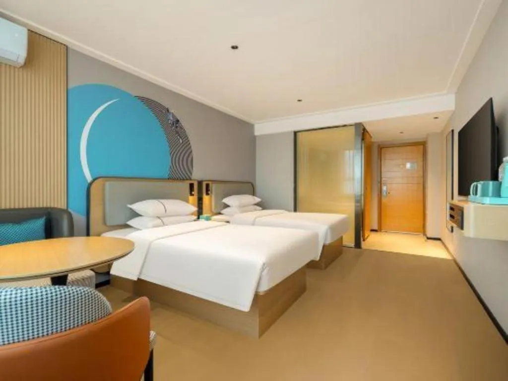 Bed in City Comfort Inn Nanning Guangxi University Xiuling Road Metro Station