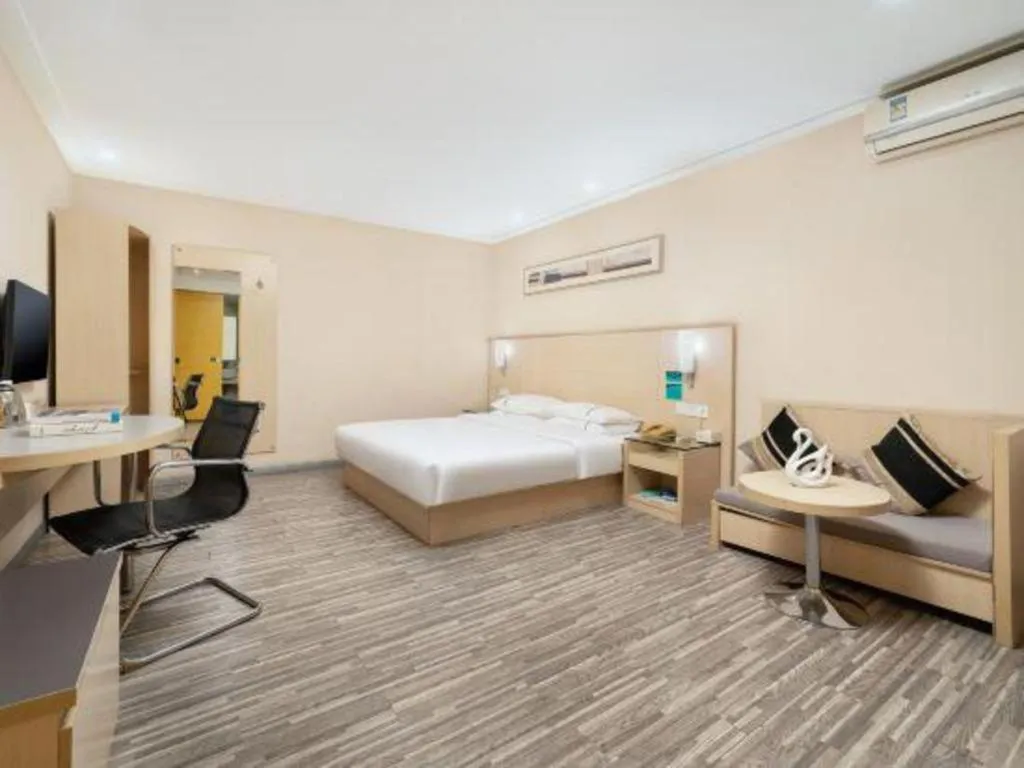 Bed in City Comfort Inn Nanning Guangxi University Xiuling Road Metro Station