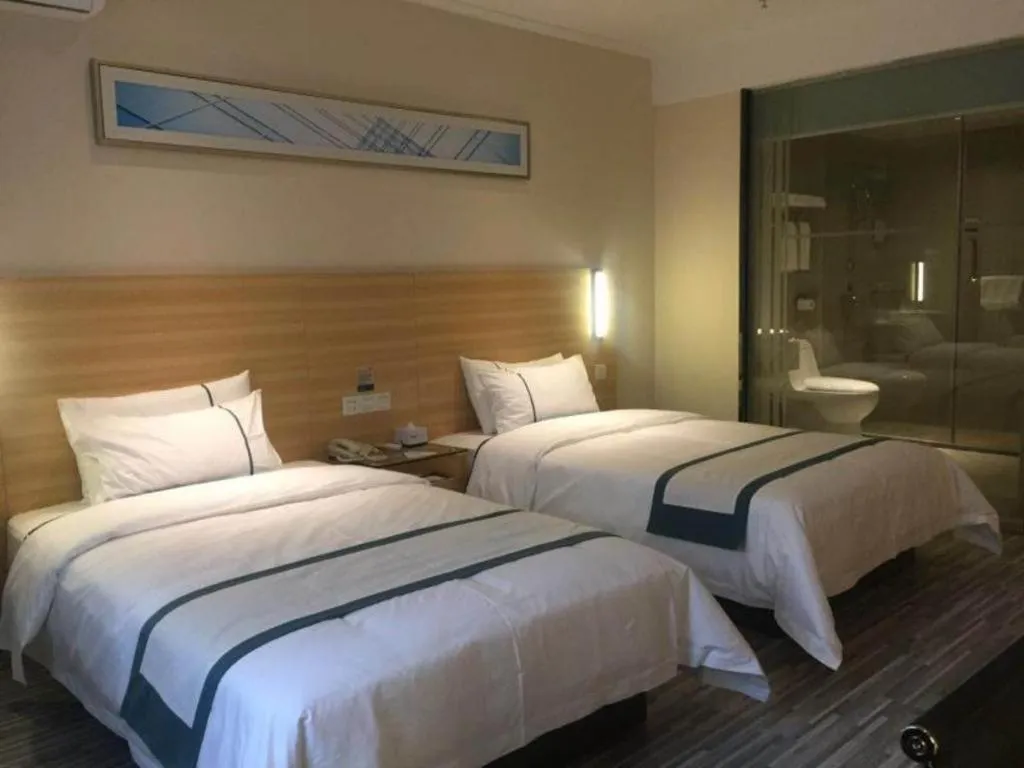 Bed in City Comfort Inn Nanning Guangxi University Xiuling Road Metro Station