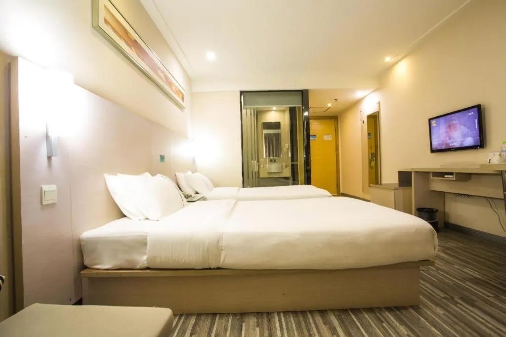 Bed in City Comfort Inn Nanning Guangxi University Xiuling Road Metro Station