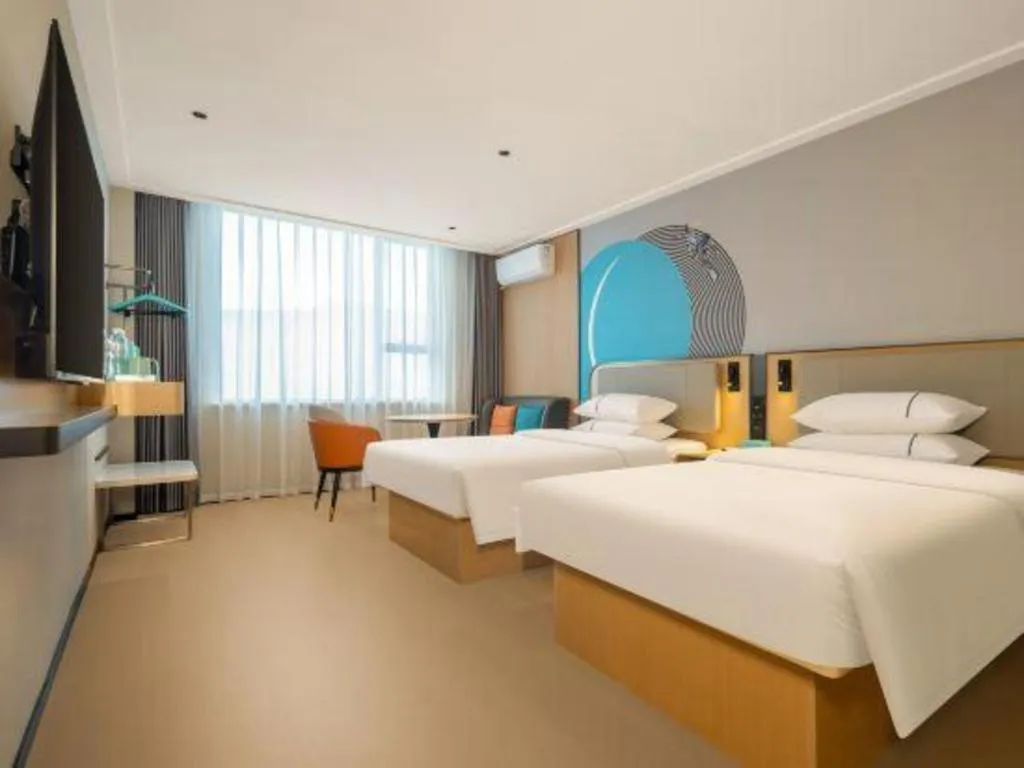 Bed in City Comfort Inn Nanning Guangxi University Xiuling Road Metro Station