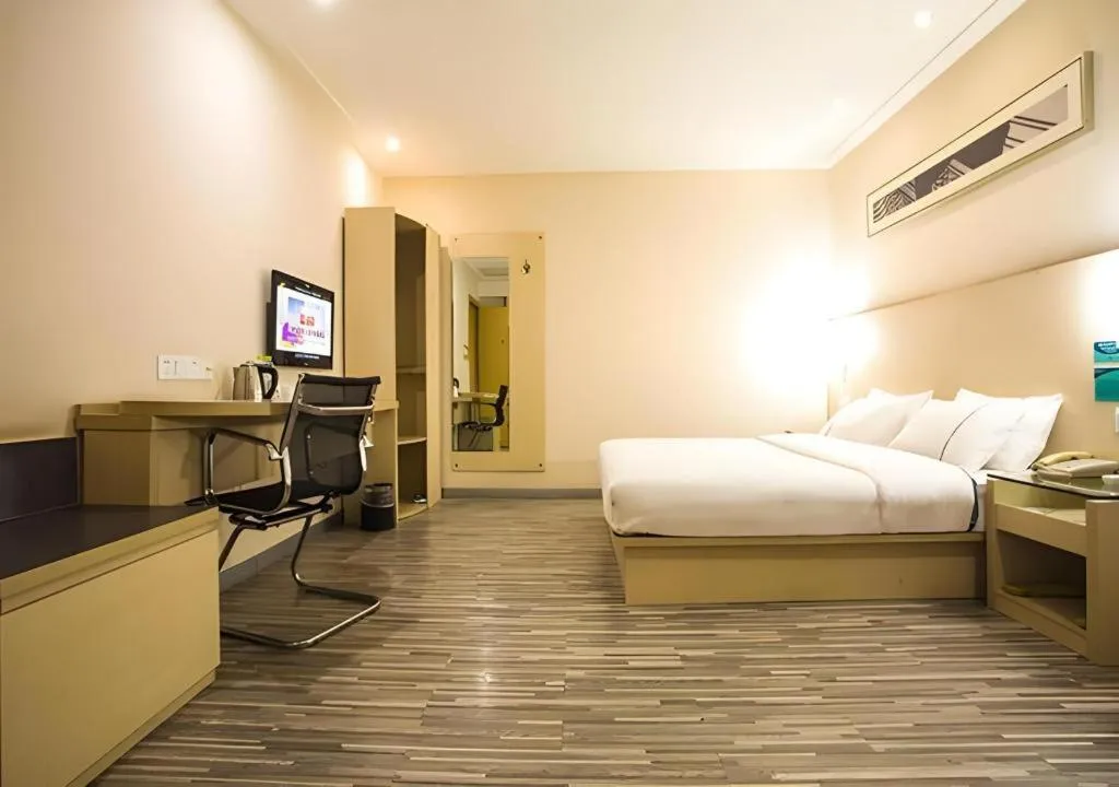 Bed in City Comfort Inn Nanning Guangxi University Xiuling Road Metro Station