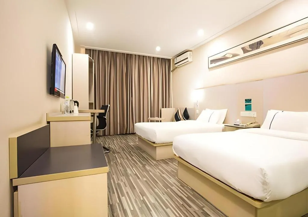 Bed in City Comfort Inn Nanning Guangxi University Xiuling Road Metro Station