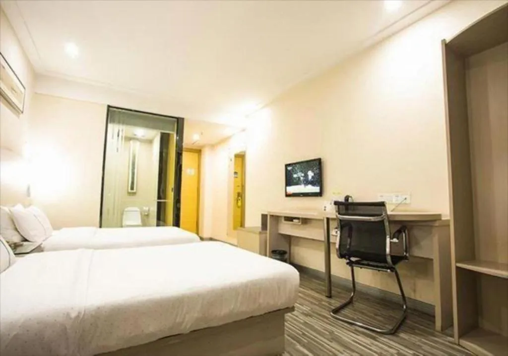 Bed in City Comfort Inn Nanning Guangxi University Xiuling Road Metro Station