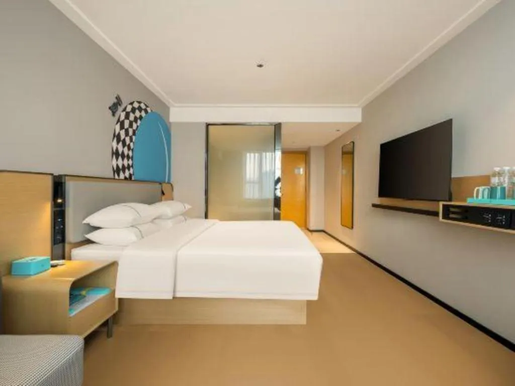 Bed in City Comfort Inn Nanning Guangxi University Xiuling Road Metro Station