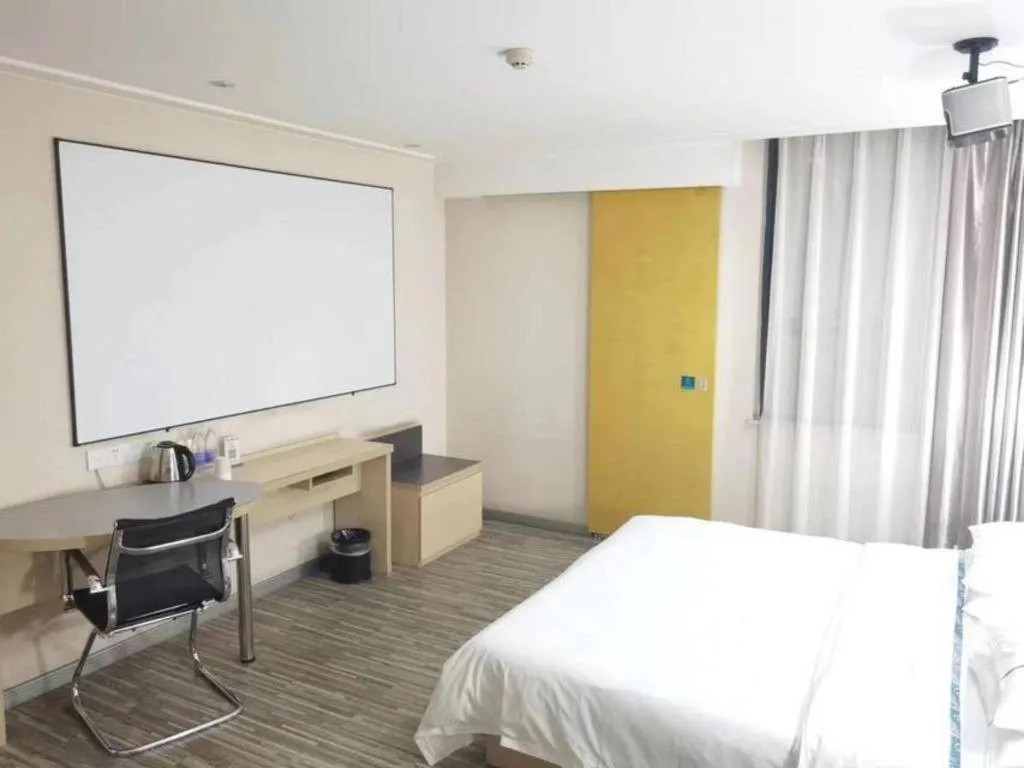 Bed in City Comfort Inn Nanning Guangxi University Xiuling Road Metro Station