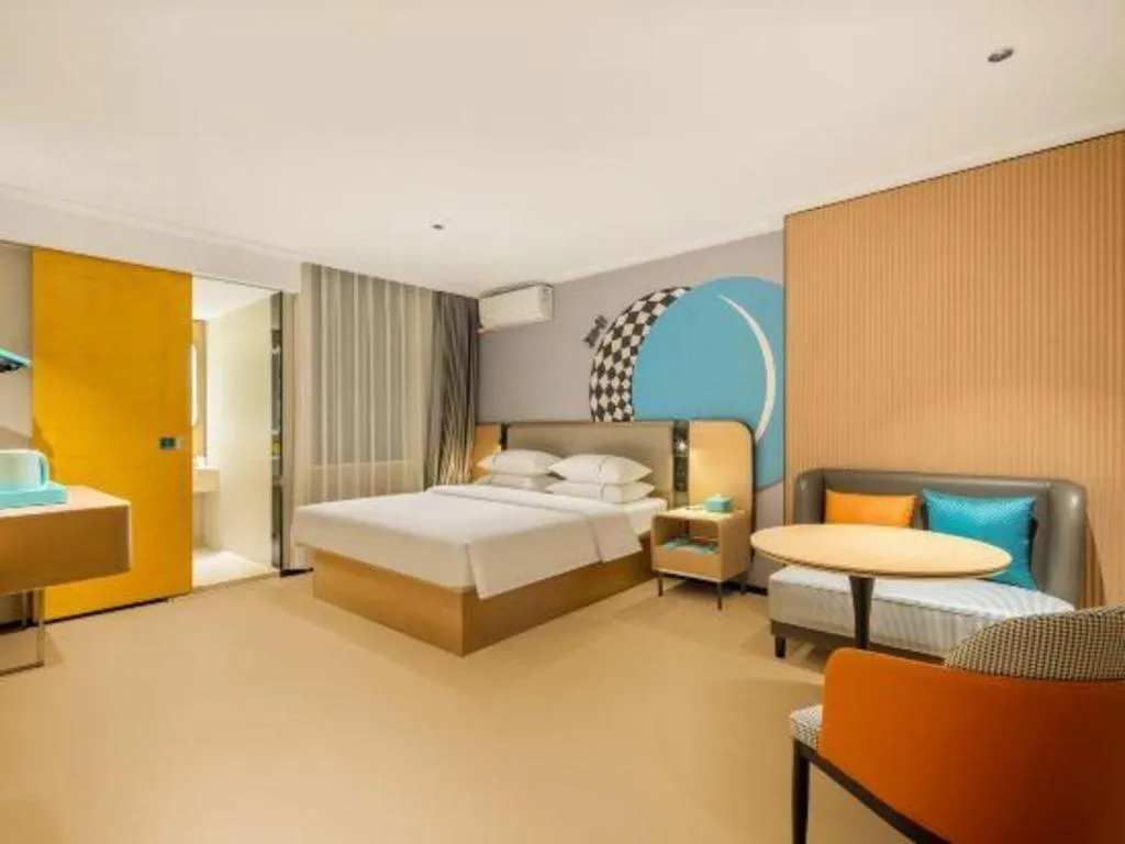 Bed in City Comfort Inn Nanning Guangxi University Xiuling Road Metro Station