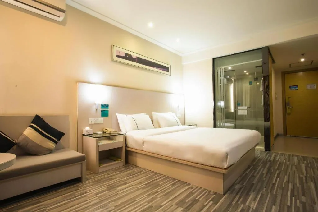 Bed in City Comfort Inn Nanning Guangxi University Xiuling Road Metro Station