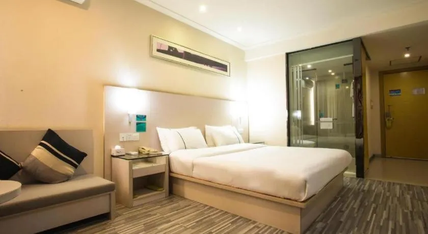 Bed in City Comfort Inn Nanning Guangxi University Xiuling Road Metro Station