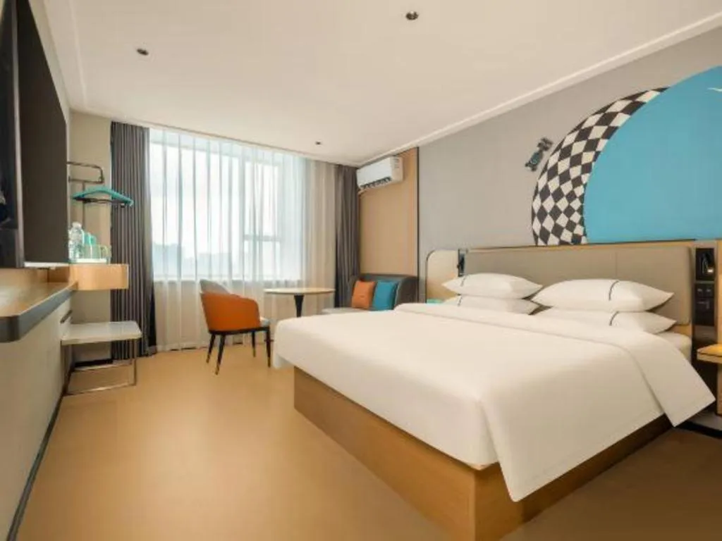 Bed in City Comfort Inn Nanning Guangxi University Xiuling Road Metro Station