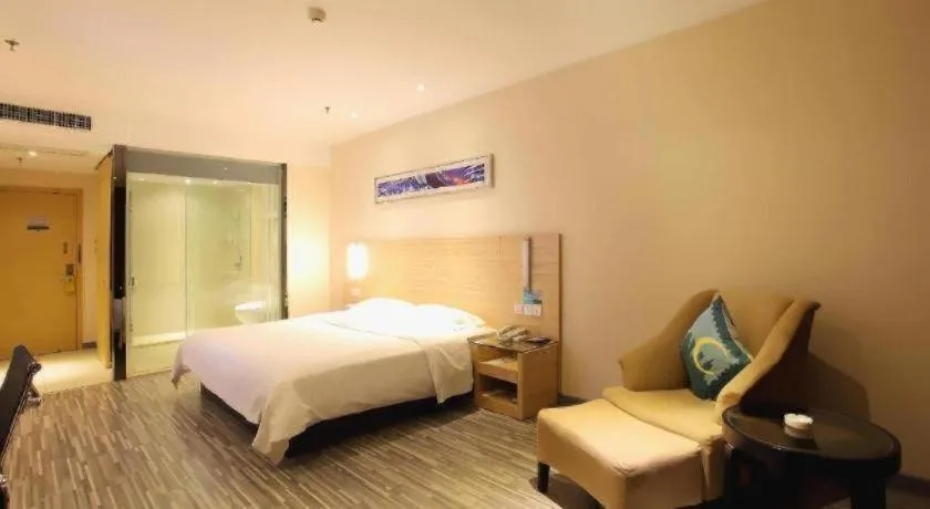 Bed in City Comfort Inn Jingzhou Ancient City Taiyue Road