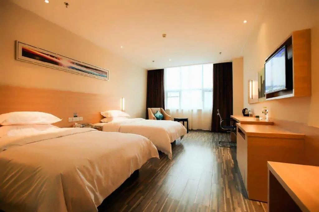 Bed in City Comfort Inn Jingzhou Ancient City Taiyue Road