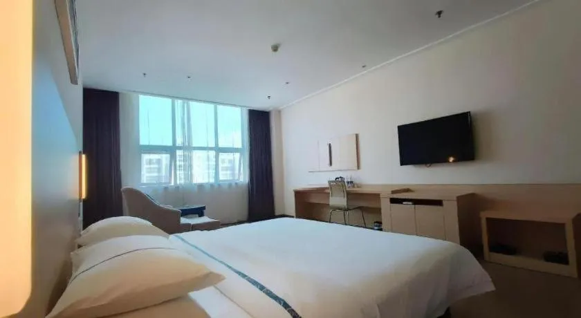 Bed in City Comfort Inn Jingzhou Ancient City Taiyue Road