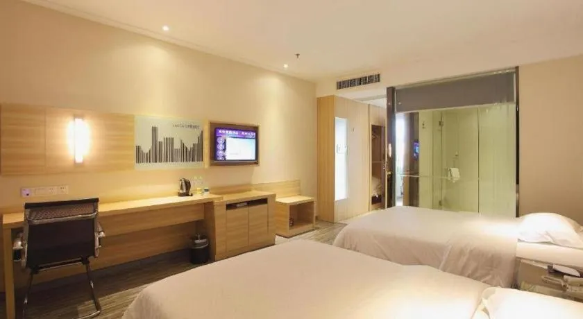 Bed in City Comfort Inn Jingzhou Ancient City Taiyue Road