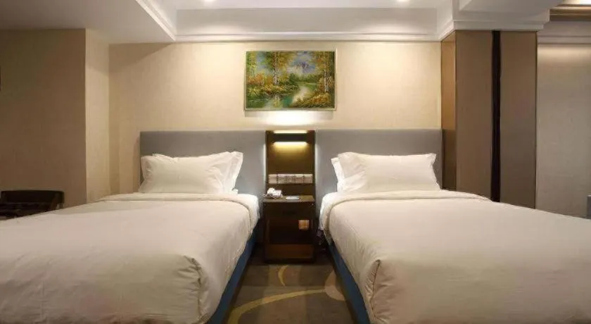 Bed in Dalian Bohai Pearl Hotel