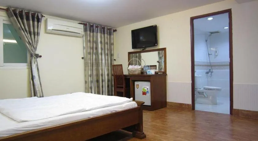 Bed in Melody Viet Hotel