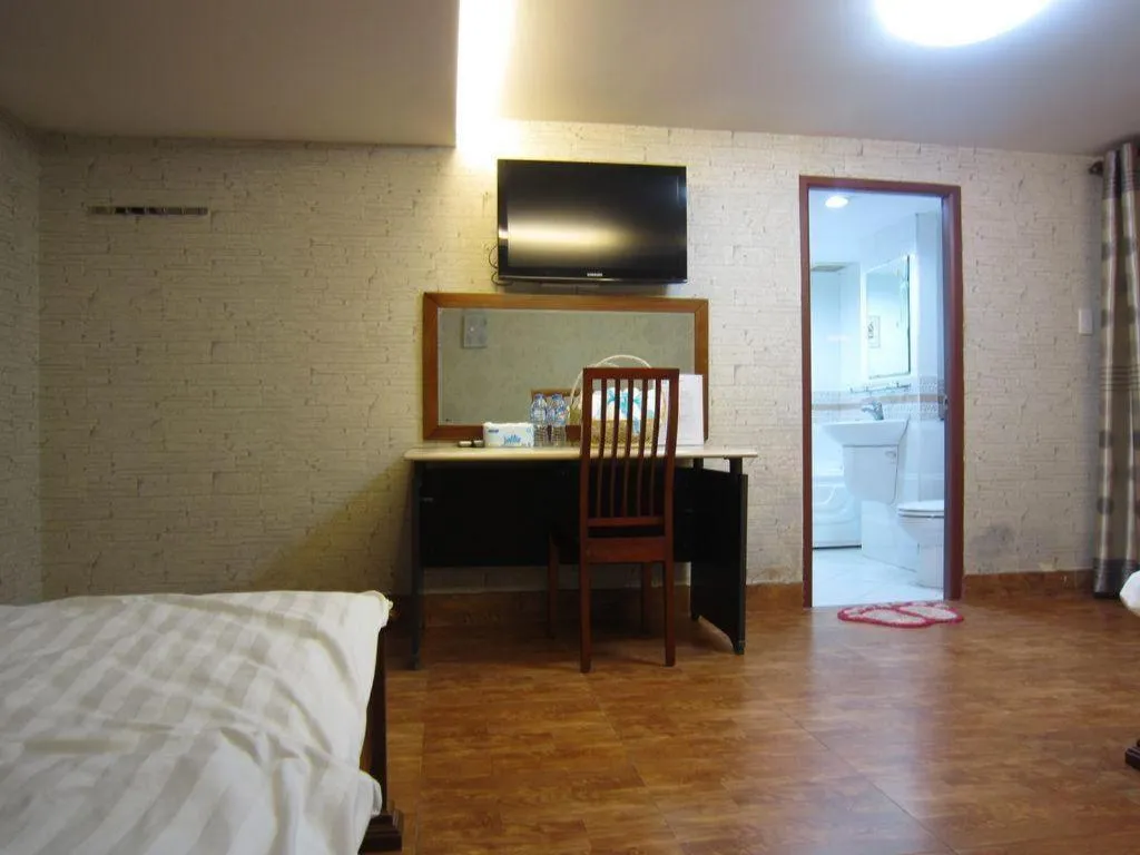 Bed in Melody Viet Hotel