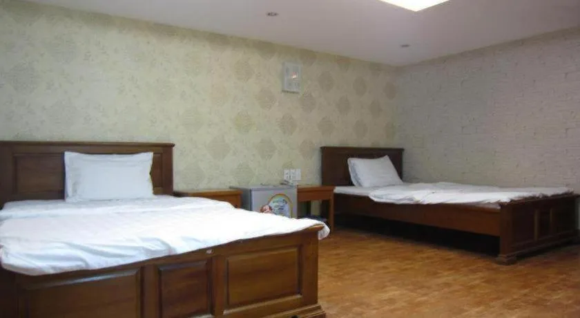 Bed in Melody Viet Hotel