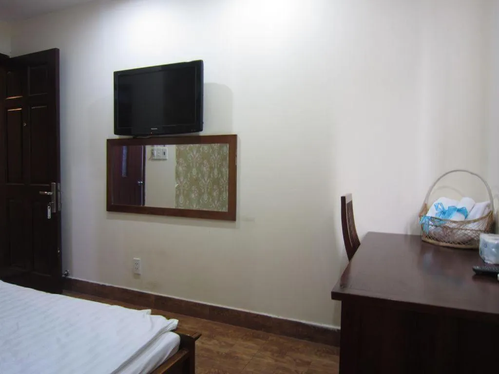 Bed in Melody Viet Hotel