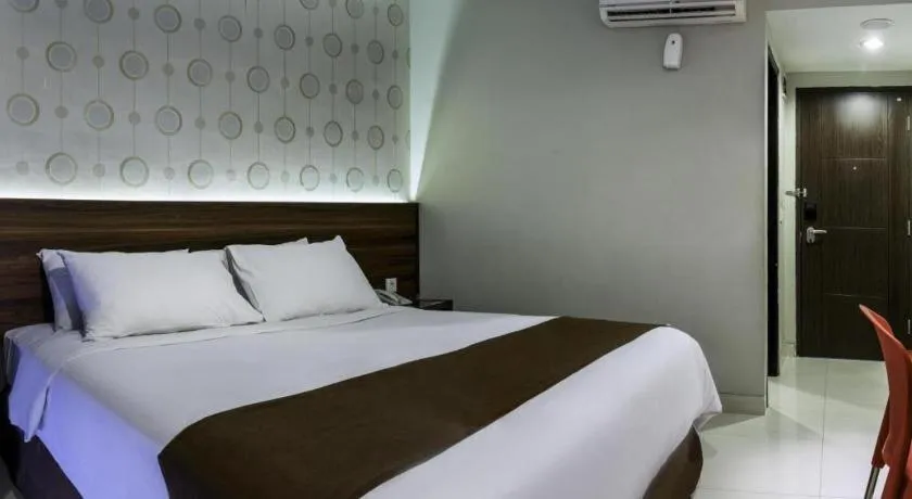 Bed in Hotel New Coklat