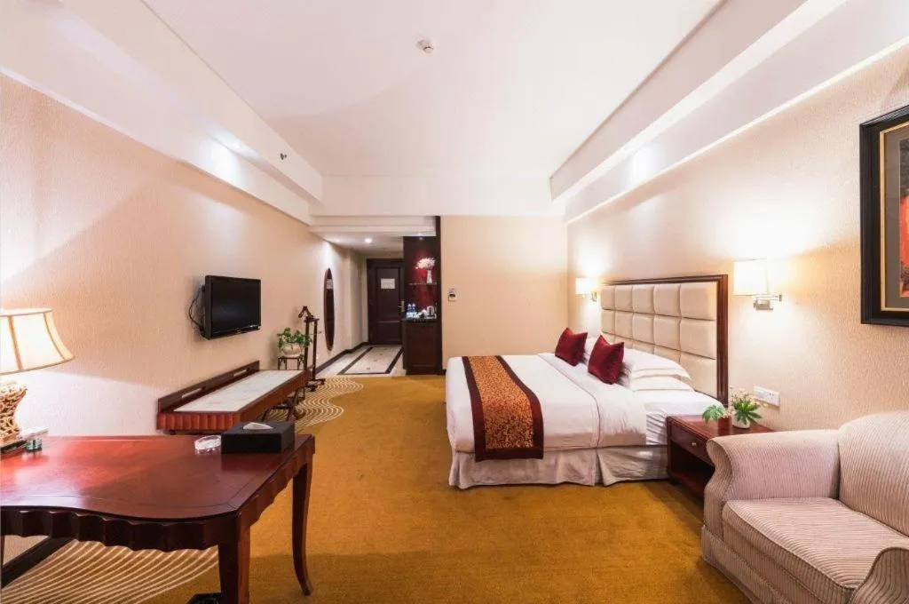 Bed in Country Garden Phoenix Hotel Europe City Chuzhou