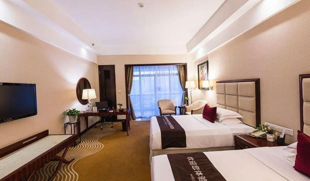 Bed in Country Garden Phoenix Hotel Europe City Chuzhou