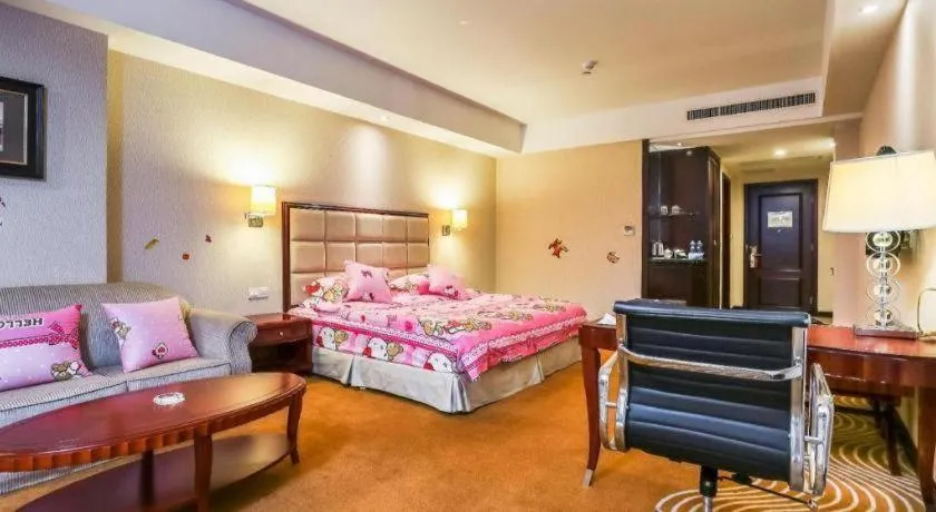 Bed in Country Garden Phoenix Hotel Europe City Chuzhou