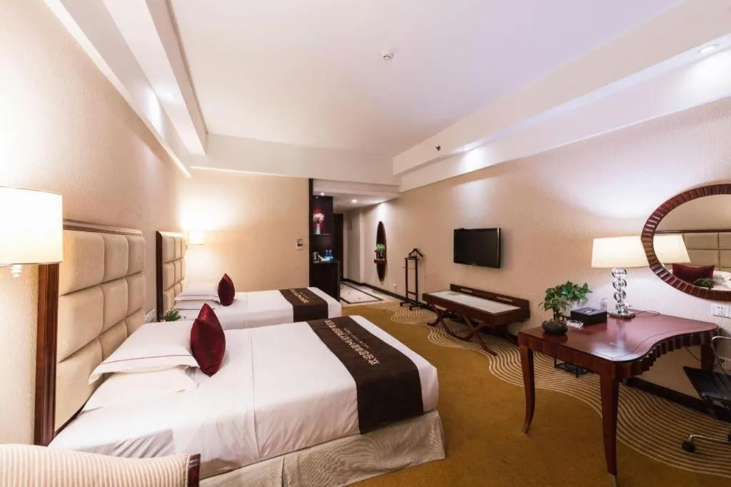 Bed in Country Garden Phoenix Hotel Europe City Chuzhou