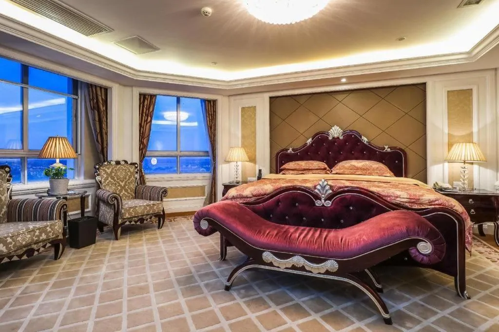 Bed in Country Garden Phoenix Hotel Europe City Chuzhou